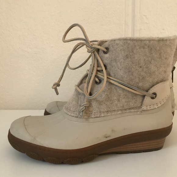 Sperry Saltwater Tide Wedge Boot (barely used) - Picture 2 of 4